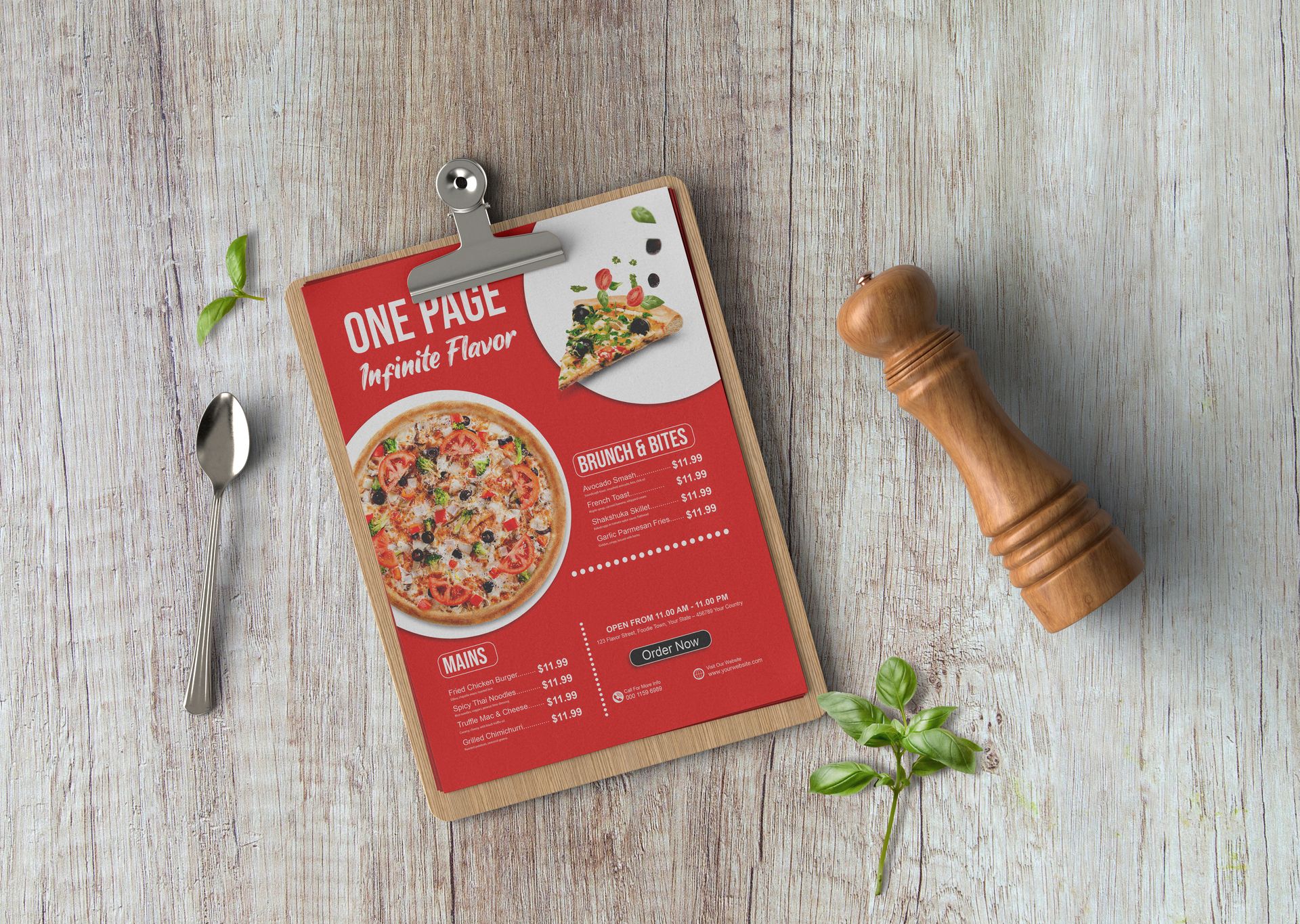 Menu Card Design