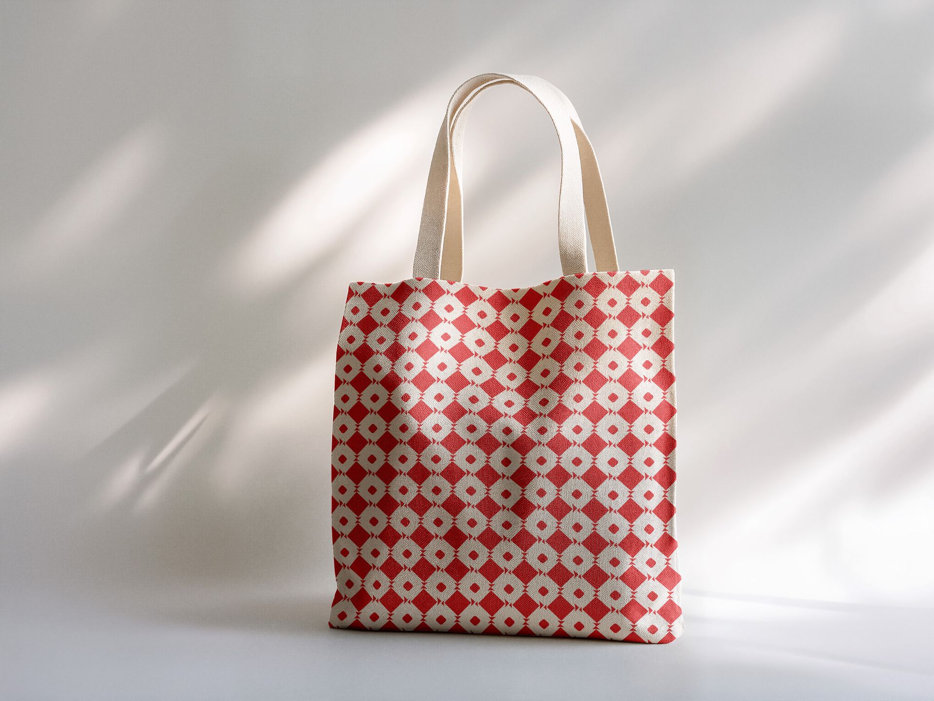 Custom branded tote bag mockup