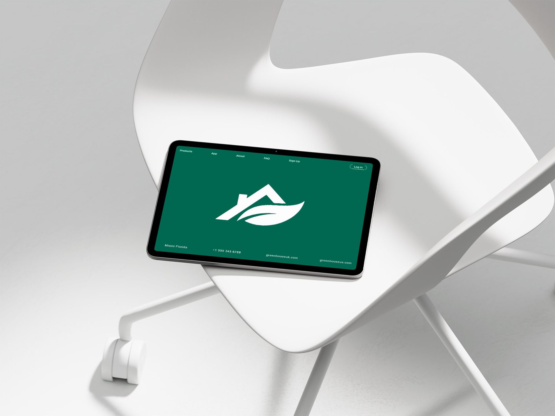 Minimalist car logo design